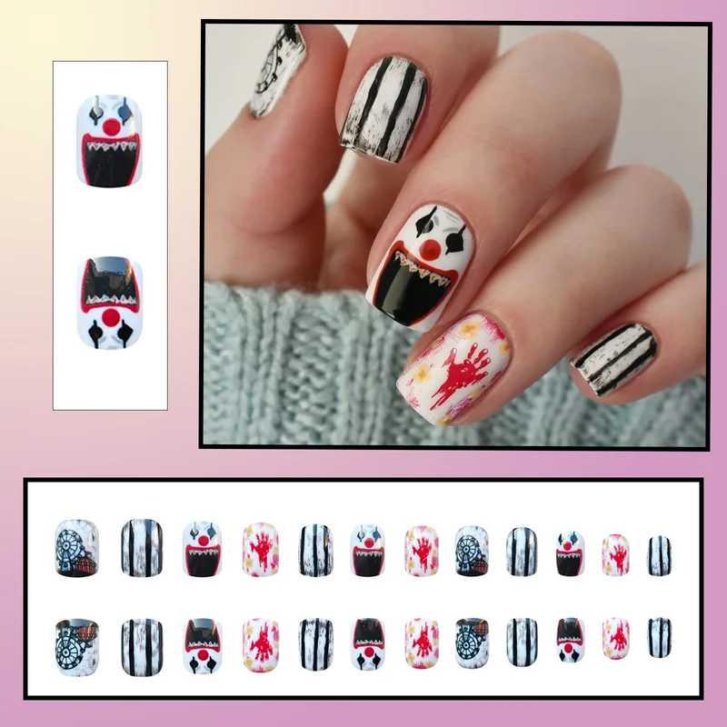 Halloween-Thema Nagelkunst
