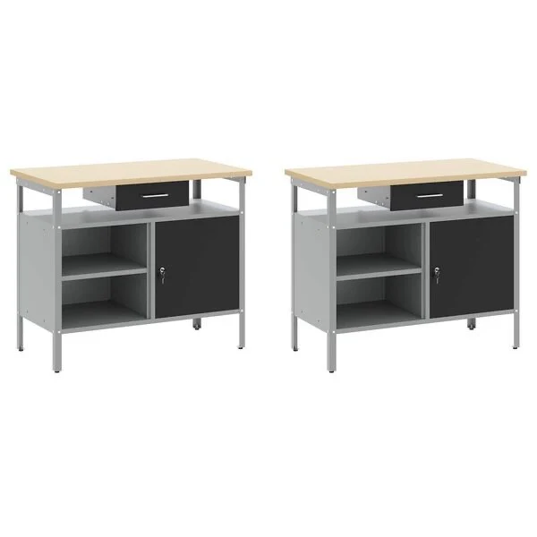 8tlg Werkbank Werkzeugschrank Werktisch Werkschrank