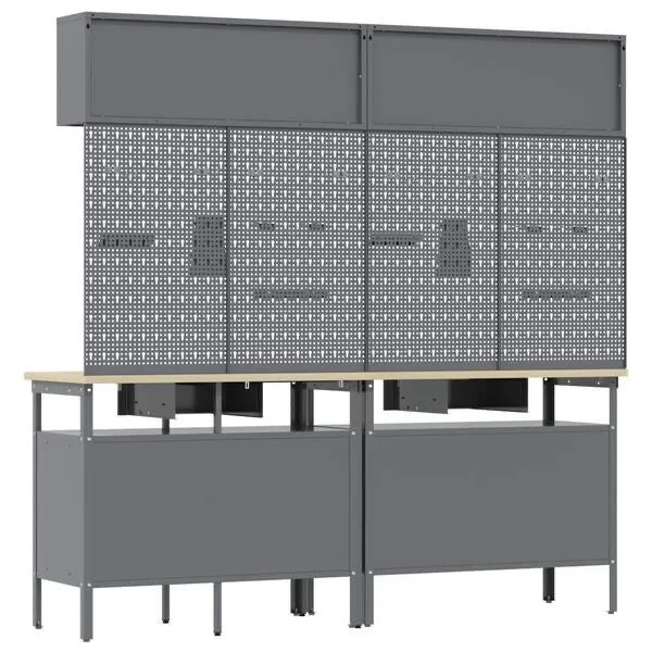 8tlg Werkbank Werkzeugschrank Werktisch Werkschrank
