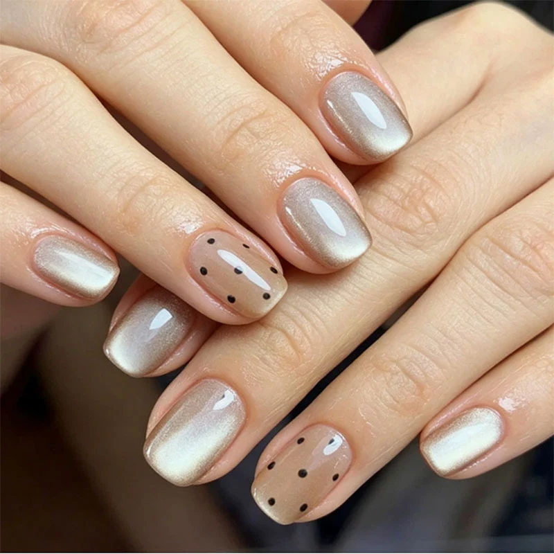 Elegantes Ombre Press-On Nagelset
