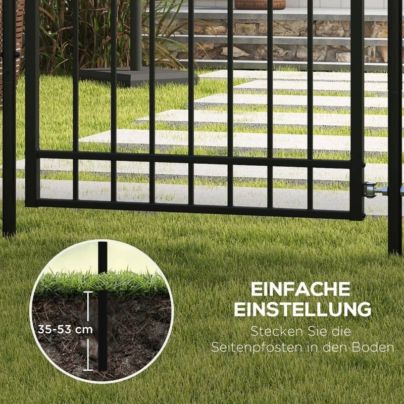 Gartentür Gartenschloss Tor Zauntor Zauntür