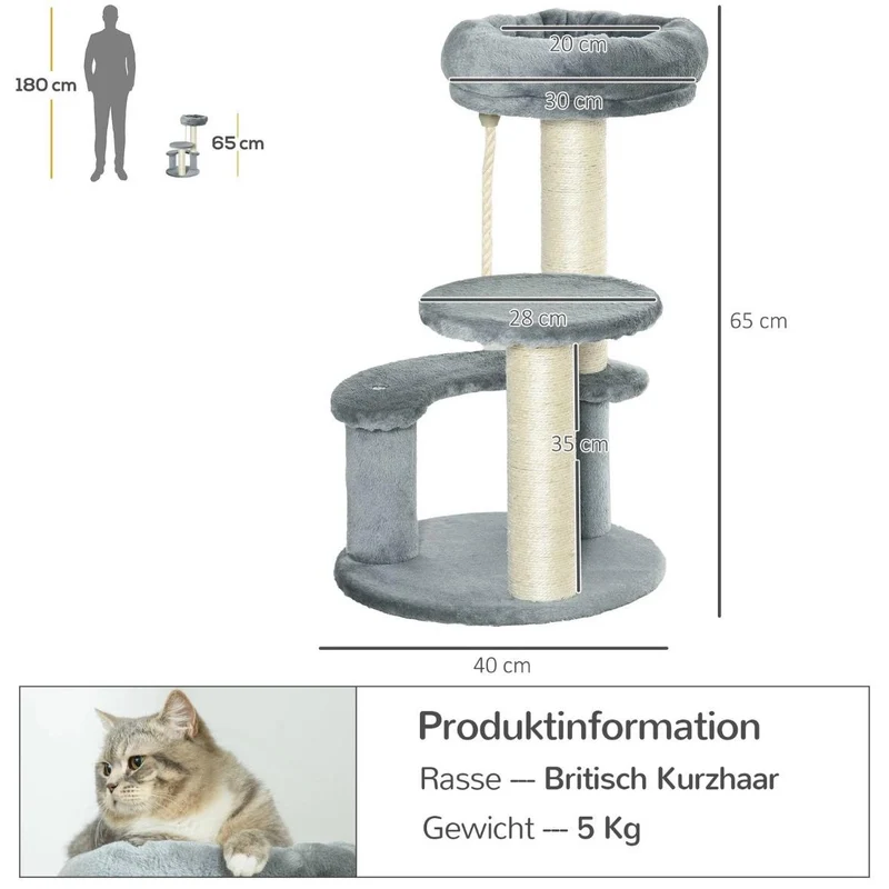 Katzenbaum Kletterbaum Spielbaum Katzenbett Katzenkratzbaum