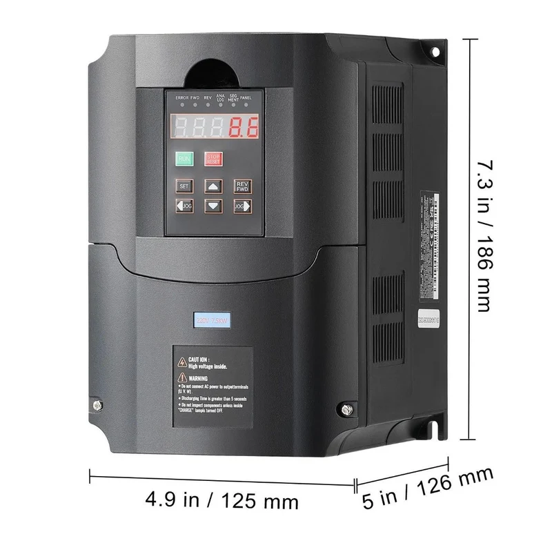 Frequenzumrichter VFD 7,5kW 220V 3-Phasen Umrichter