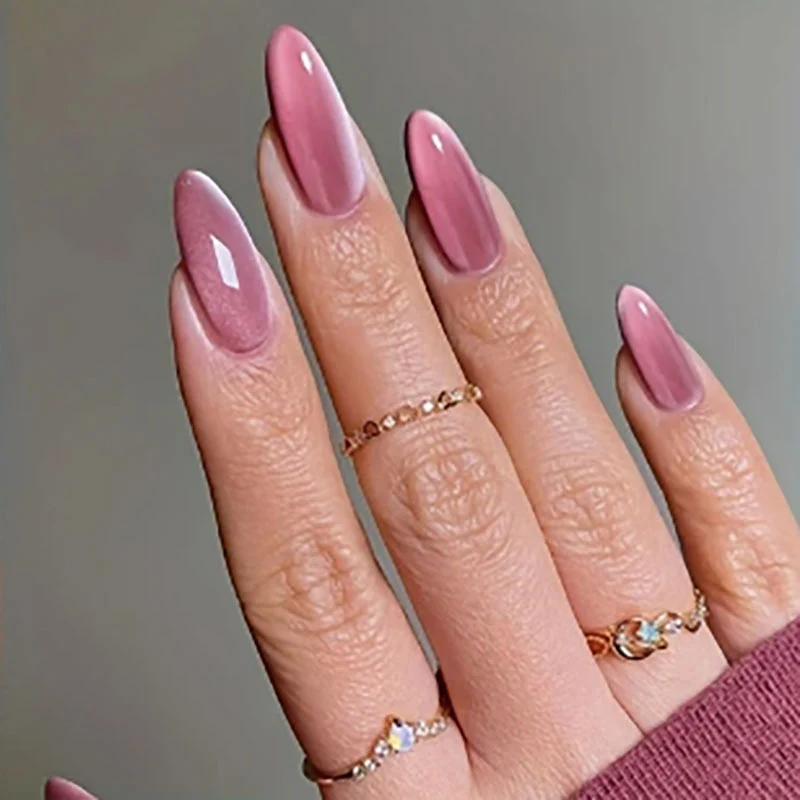 Glänzendes Press-On Nagelset