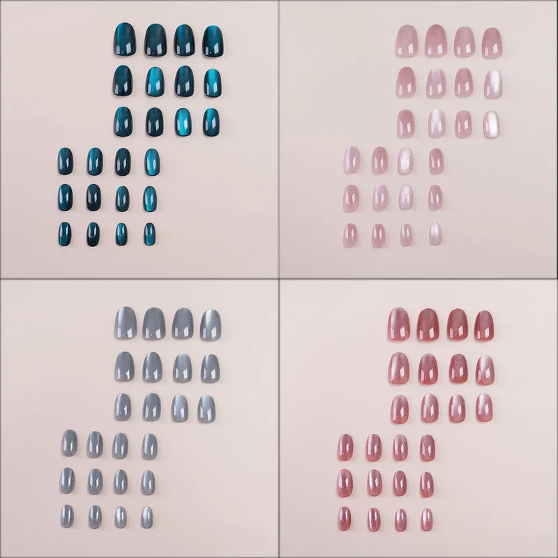 Glänzendes Press-On Nagelset