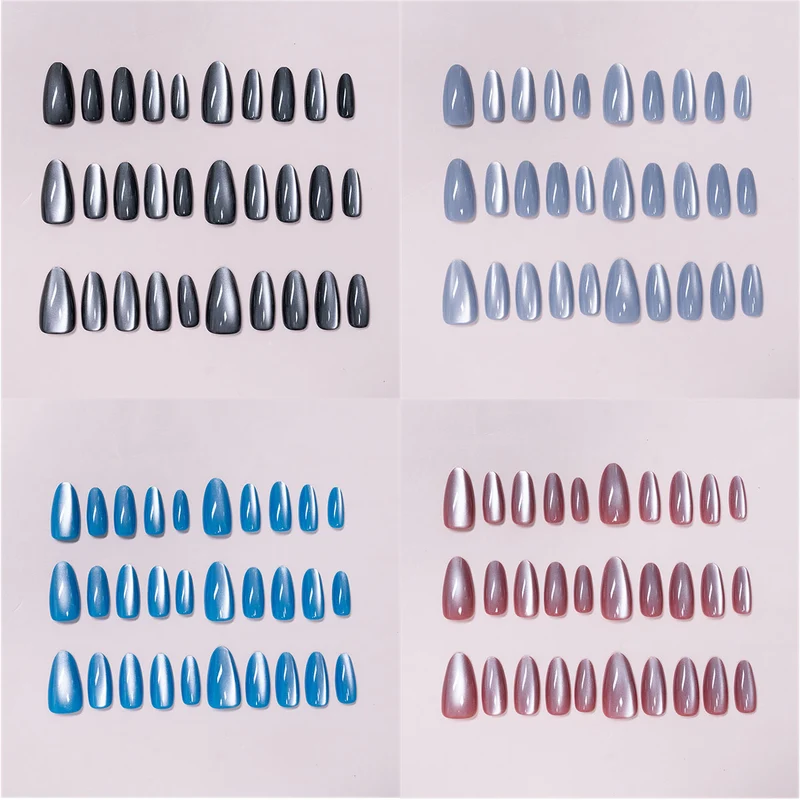 Glänzendes Press-On Nagelset