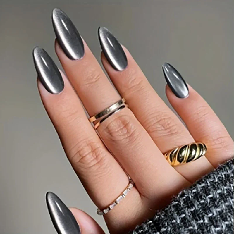 Glänzendes Press-On Nagelset