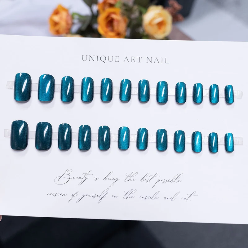 Glänzendes Press-On Nagelset