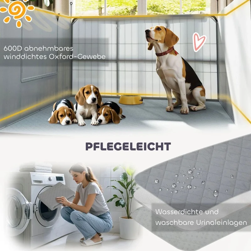 Wurfkiste Hundekiste Welpenstall Hundezucht