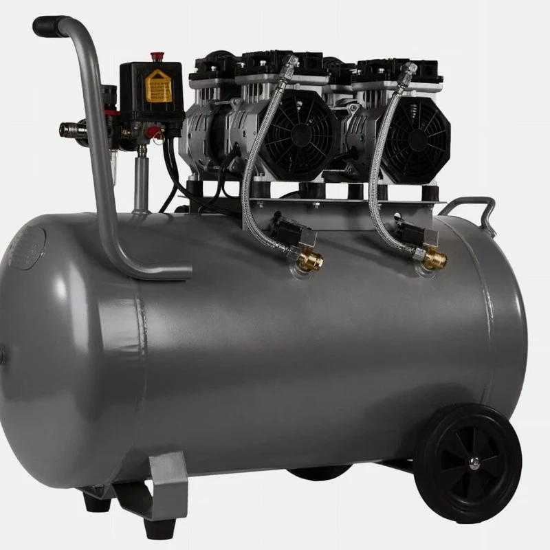 Kompresor 100L 2x1500W Ölfrei Silent Druckluft