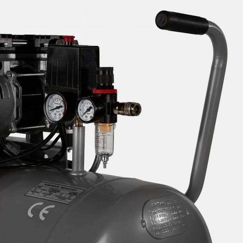 Kompresor 100L 2x1500W Ölfrei Silent Druckluft