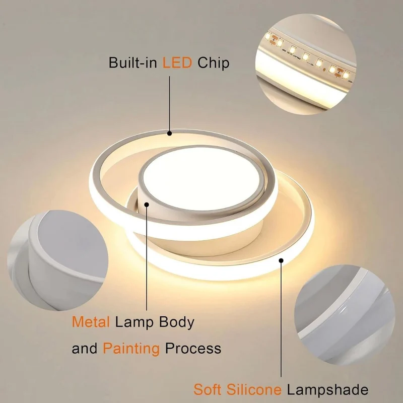 2x LED Deckenleuchte Deckenlampe Leuchte Treppenhaus