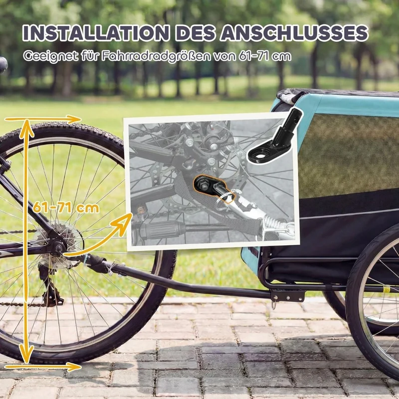 Fahrradanhänger Hundeanhänger Fahrrad Anhänger Hund