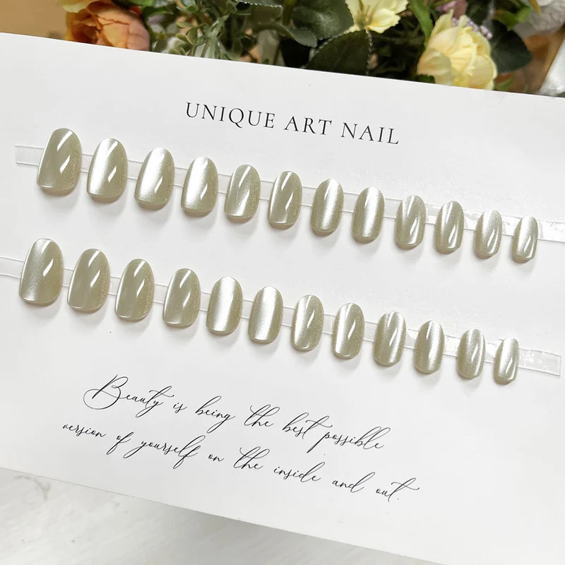 Schimmerndes Glitzer Press-On Nagelset