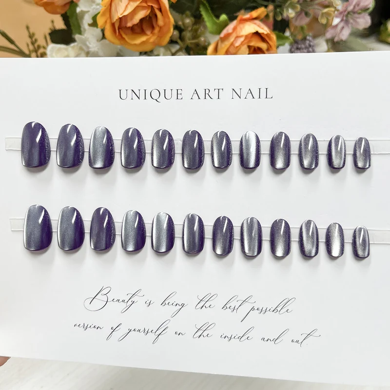 Schimmerndes Glitzer Press-On Nagelset
