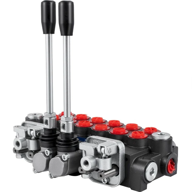 Handsteuerventil Hydraulik Schieberventil 6 Spulen