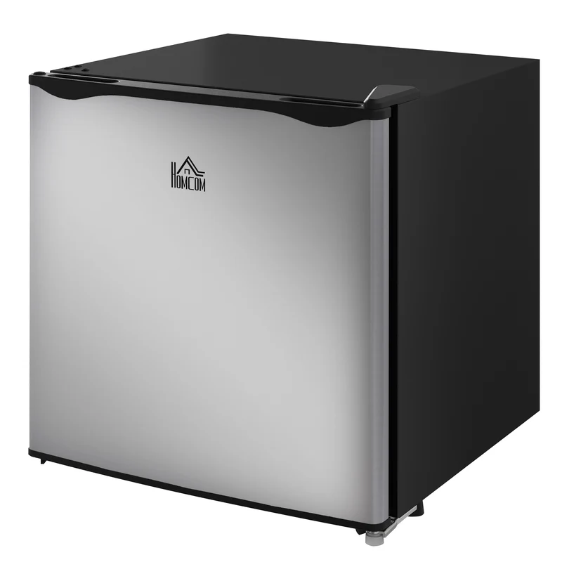 1.1 Cu Ft Countertop Mini Freezer, Compact Upright with Removable Shelves, Silver