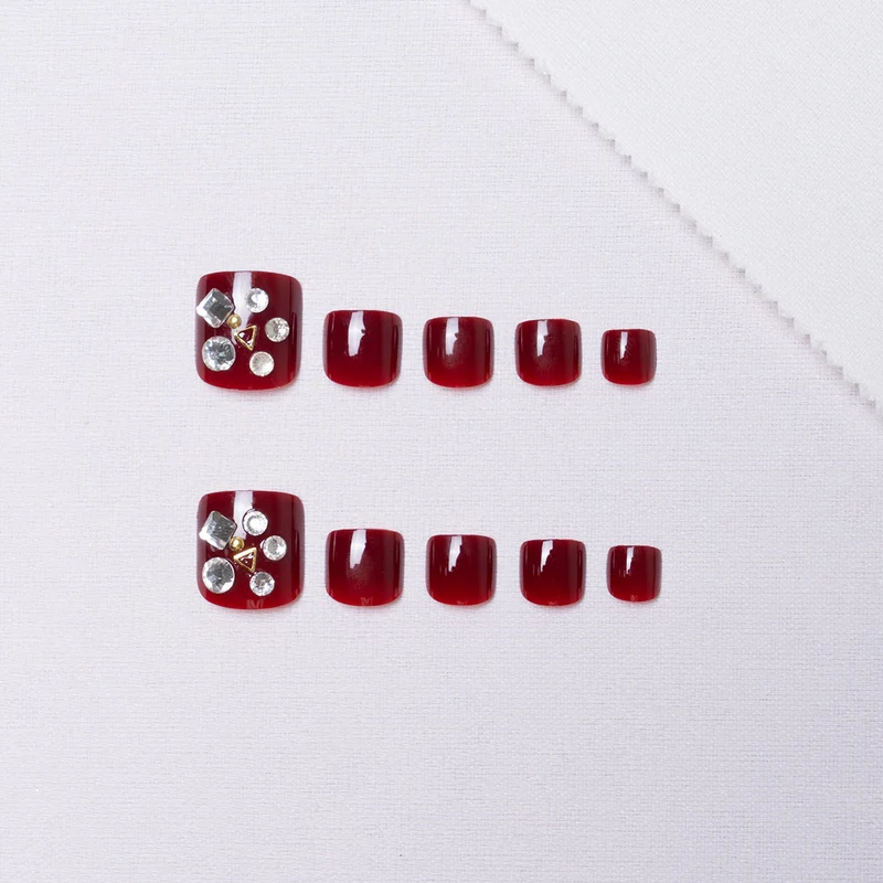 Rhinestone Dekorative Zehennagelkunst