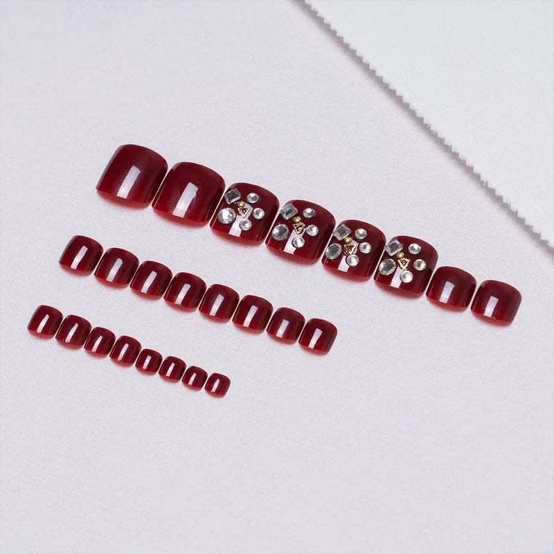Rhinestone Dekorative Zehennagelkunst