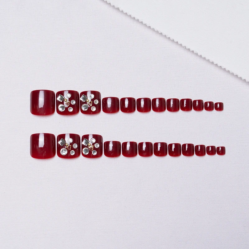 Rhinestone Dekorative Zehennagelkunst