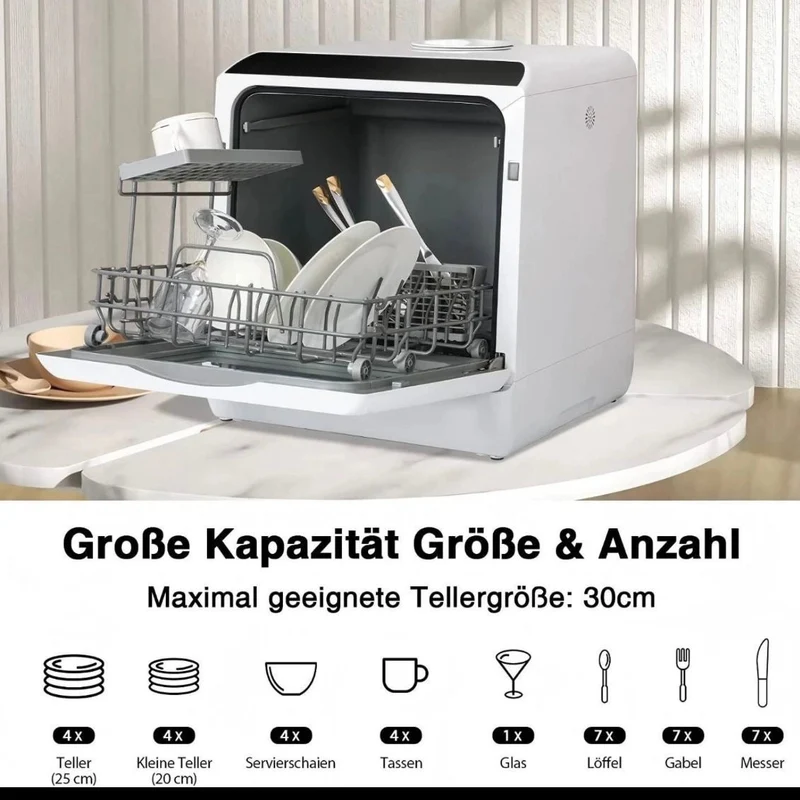 Mini Geschirrspüler 5L 43cm