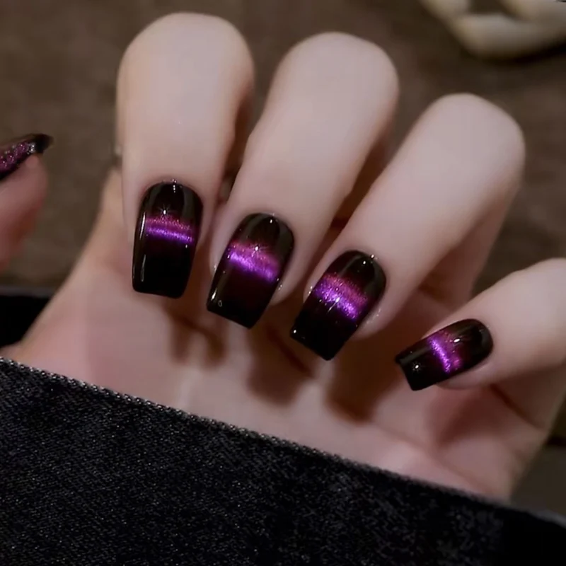 Ombre Glänzendes Press-On Nagel Set