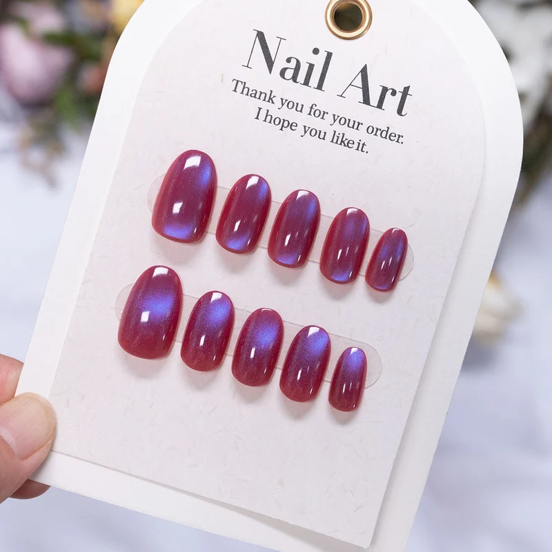 Ombre Glänzende Nagelkunst