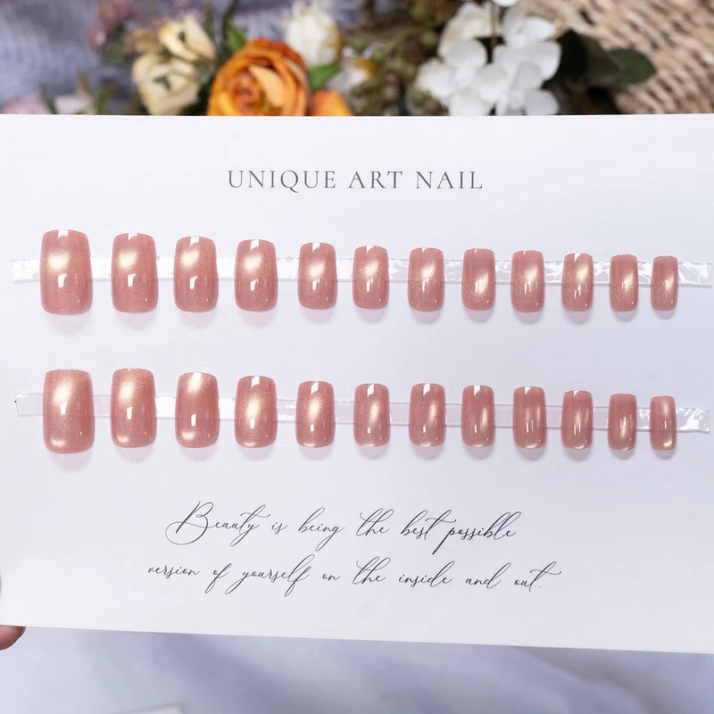 Ombre Glänzende Nagelkunst