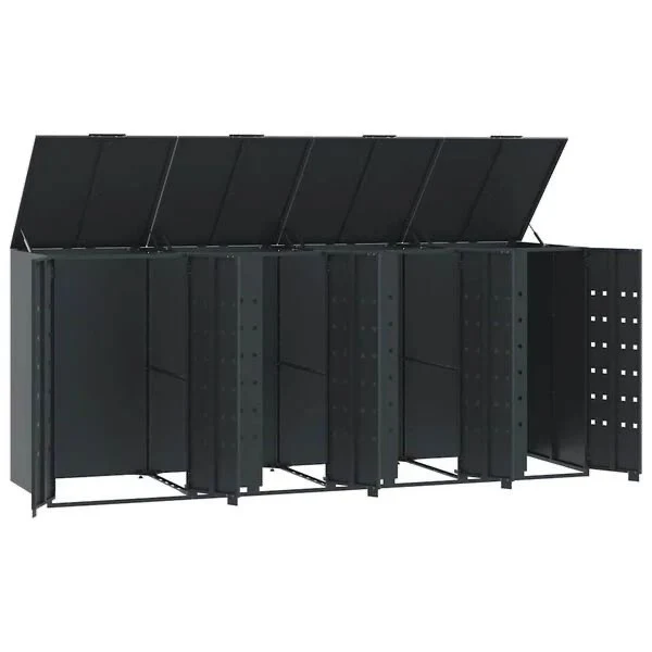 Mülltonnenbox 4x Mülltonnen Tonnen Müllboxen Tonnenbox