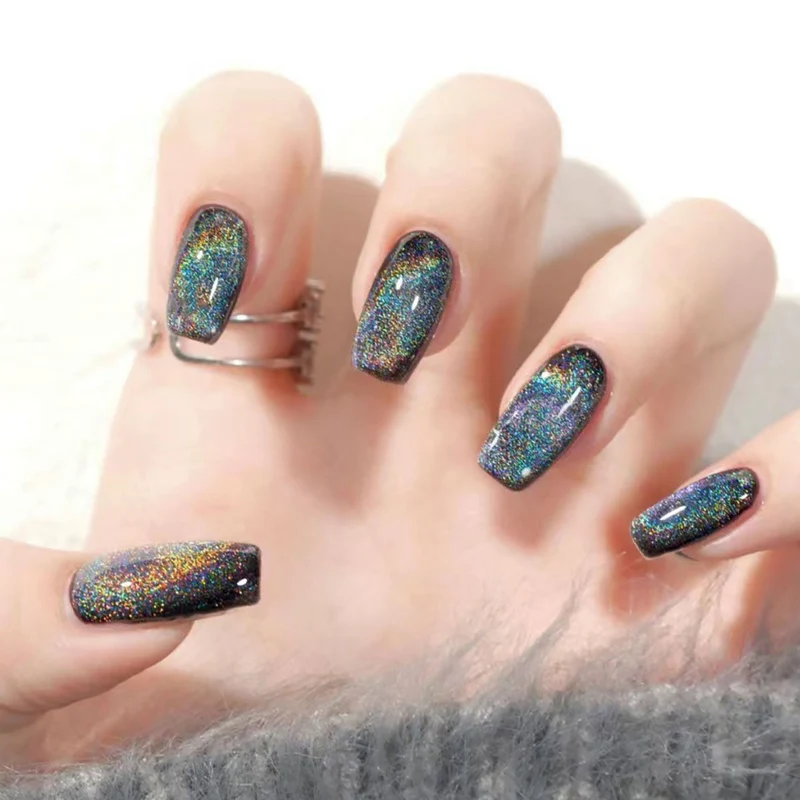 Premium Glitzernde Press-On Nägel