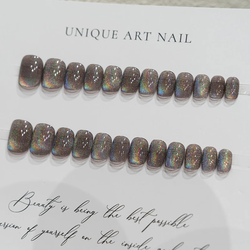 Premium Glitzernde Press-On Nagel Set