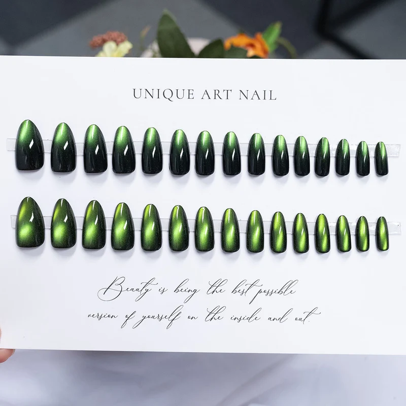 Premium Glossy Press-On Nail Set