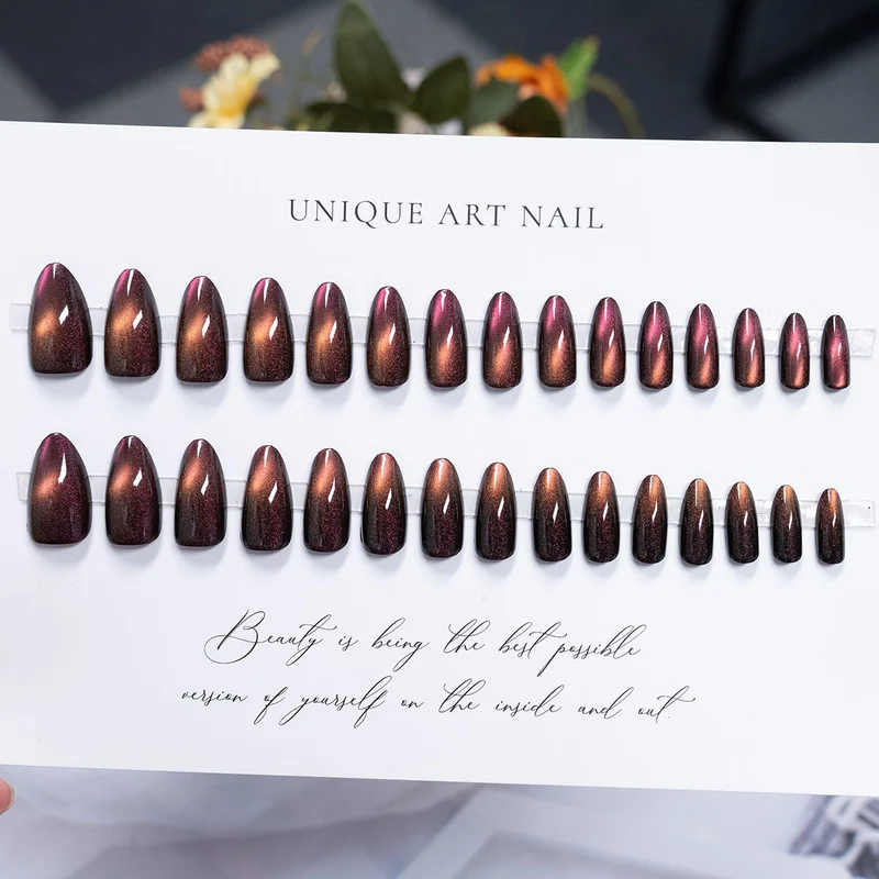 Premium Glossy Press-On Nail Set