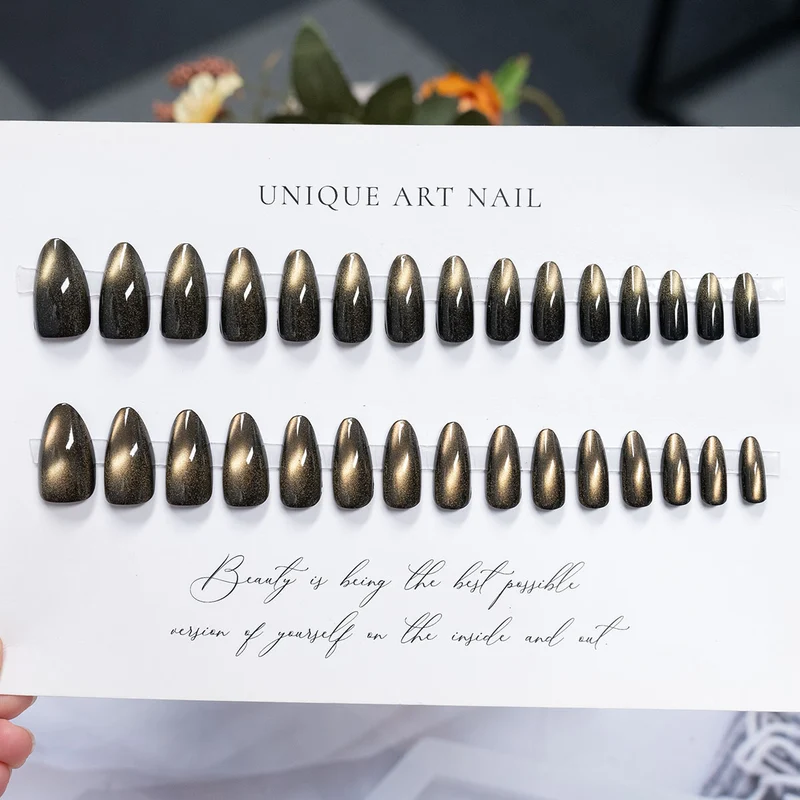 Premium Glossy Press-On Nail Set