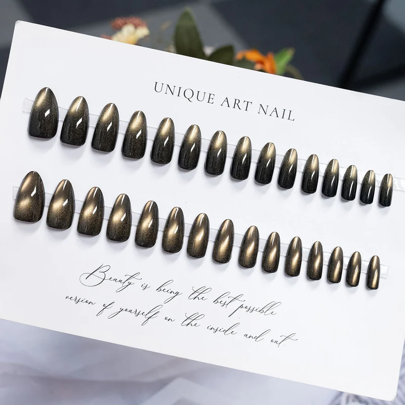 Premium Glossy Press-On Nail Set