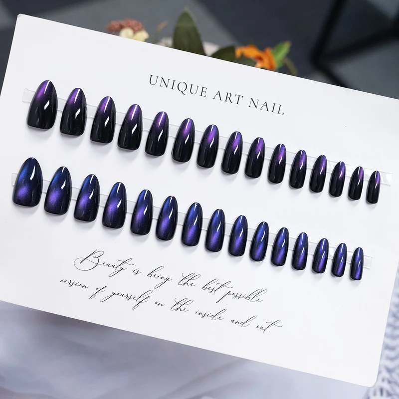 Premium Glossy Press-On Nail Set