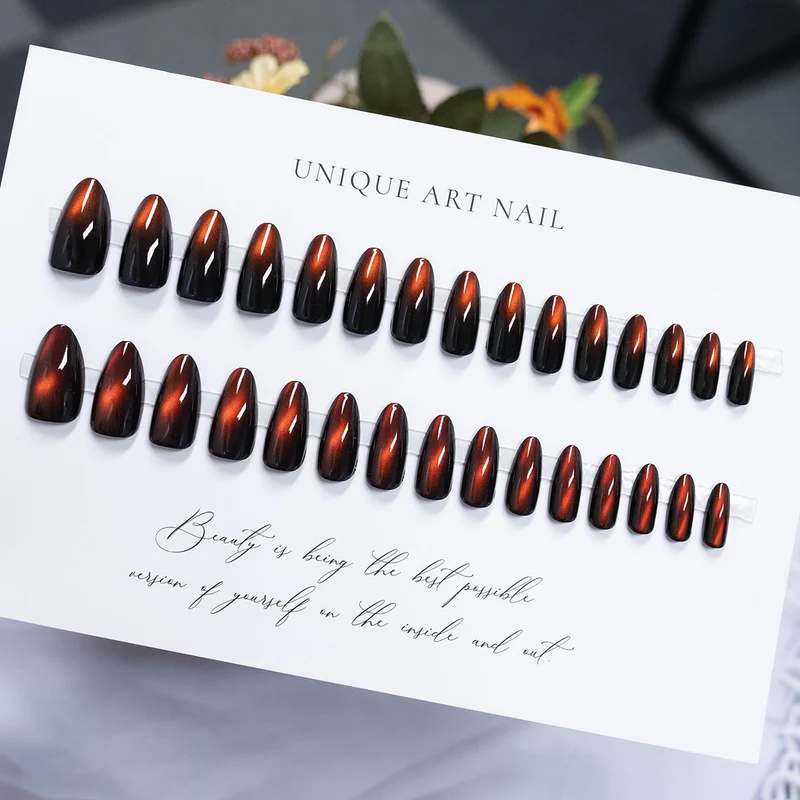 Premium Glossy Press-On Nail Set