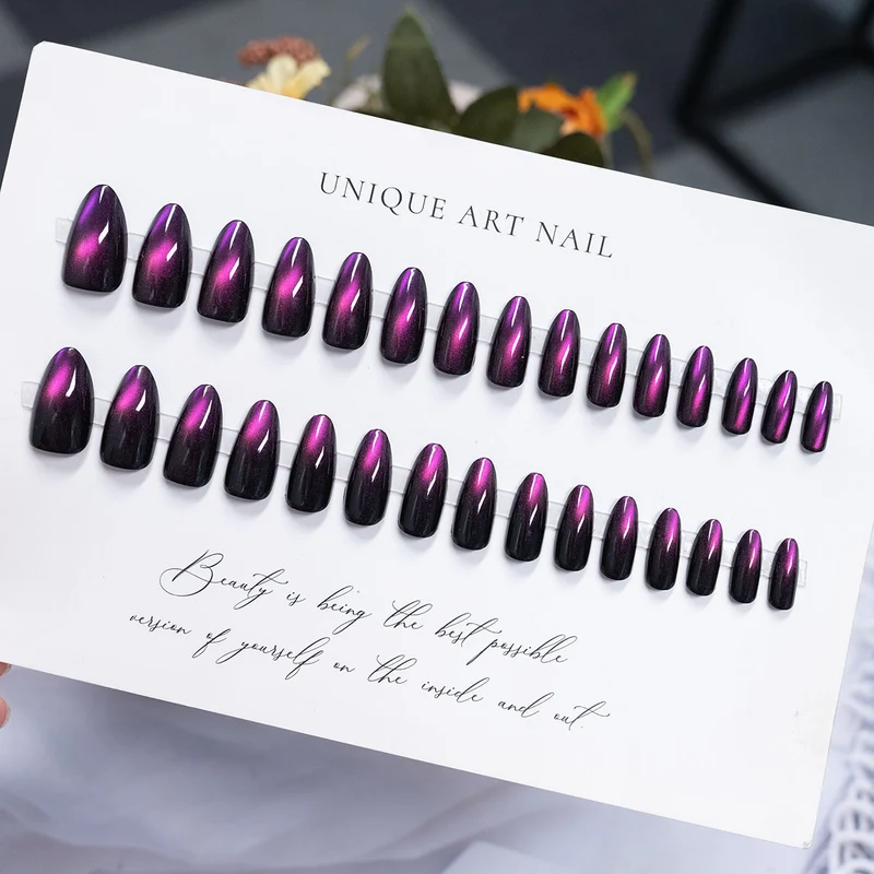 Premium Glossy Press-On Nail Set