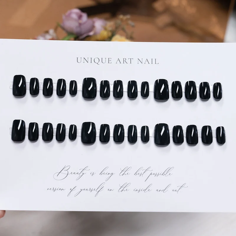 Premium Glossy Press-On Nail Set