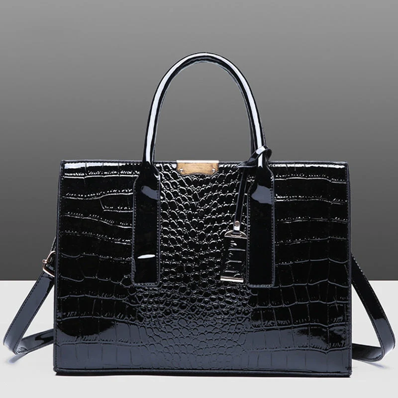 Skanto | Tasche mit Krokoprägung