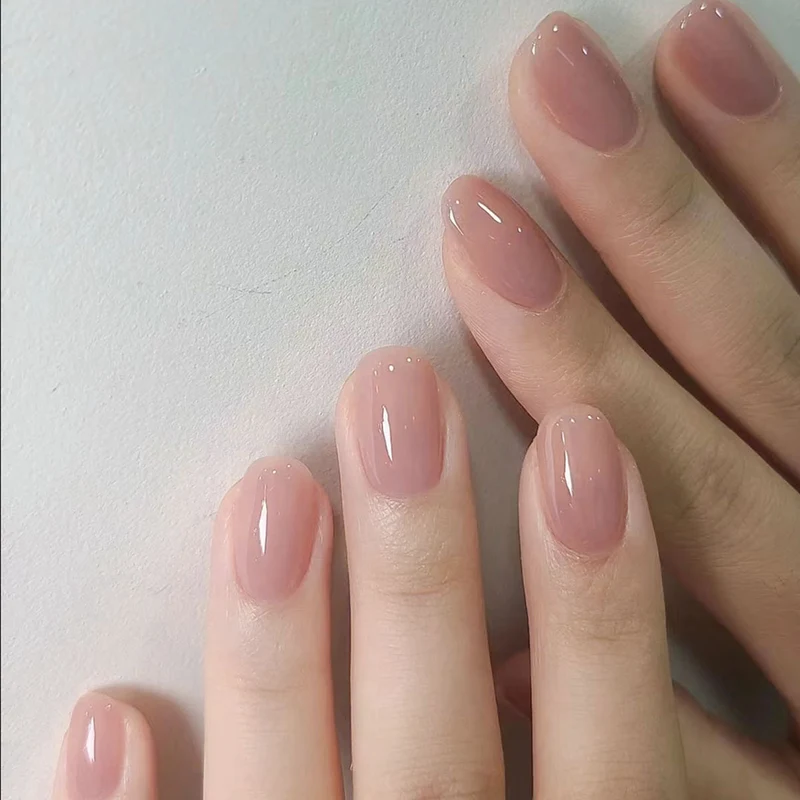 Natürliche glänzende Gel-Nagelverstärkungen