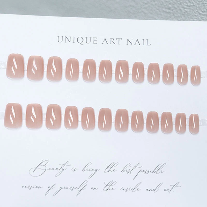Natürliche glänzende Gel-Nagelverstärkungen
