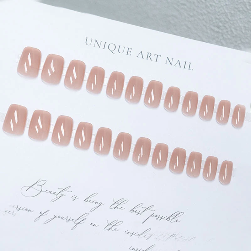 Natürliche glänzende Gel-Nagelverstärkungen