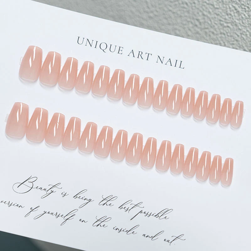 Natürlicher Gel Press-On Nagelset