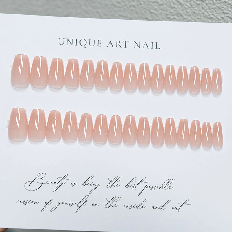 Natürlicher Gel Press-On Nagelset