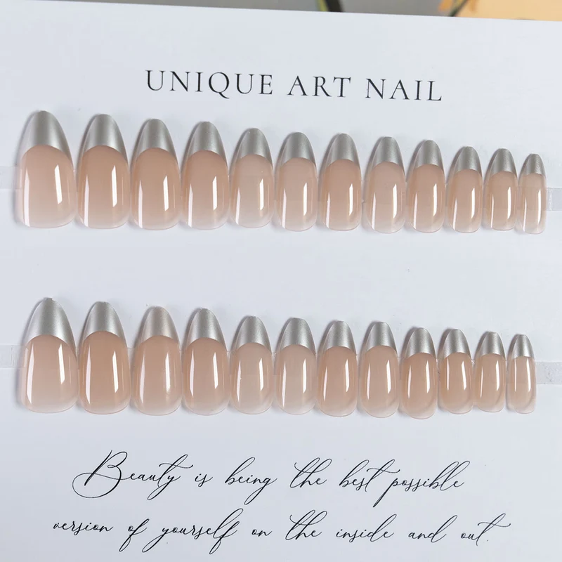 Metallic Tipp Press-On Nagel Set
