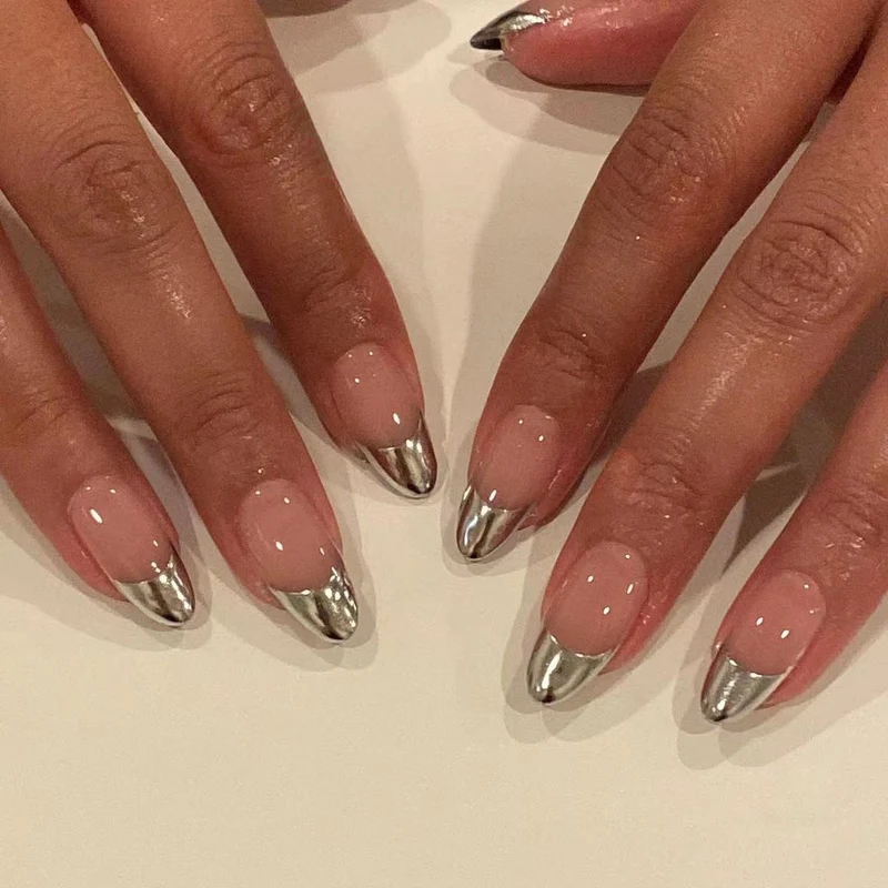 Metallic Tipp Press-On Nagel Set
