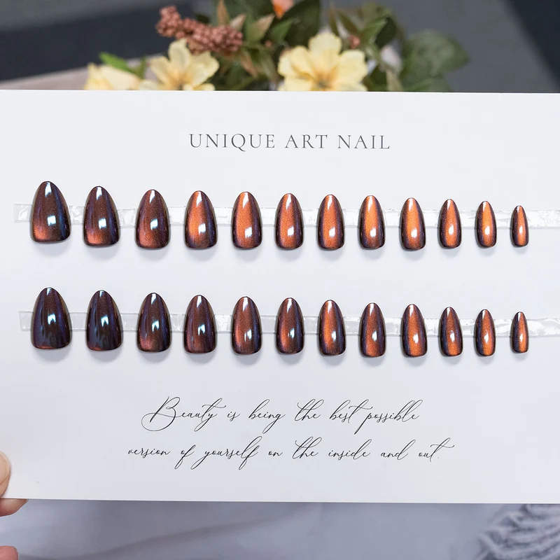 Metallic Press-On Nagel Set
