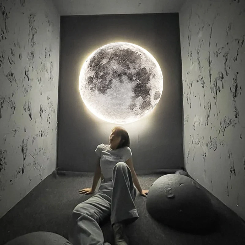 Skanto | 3D LED Mond- oder Erd-Decken- oder Wandlampe