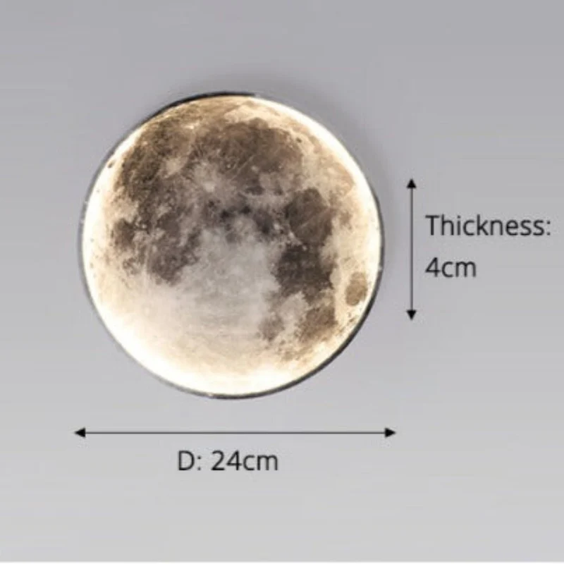 Skanto | 3D LED Mond- oder Erd-Decken- oder Wandlampe